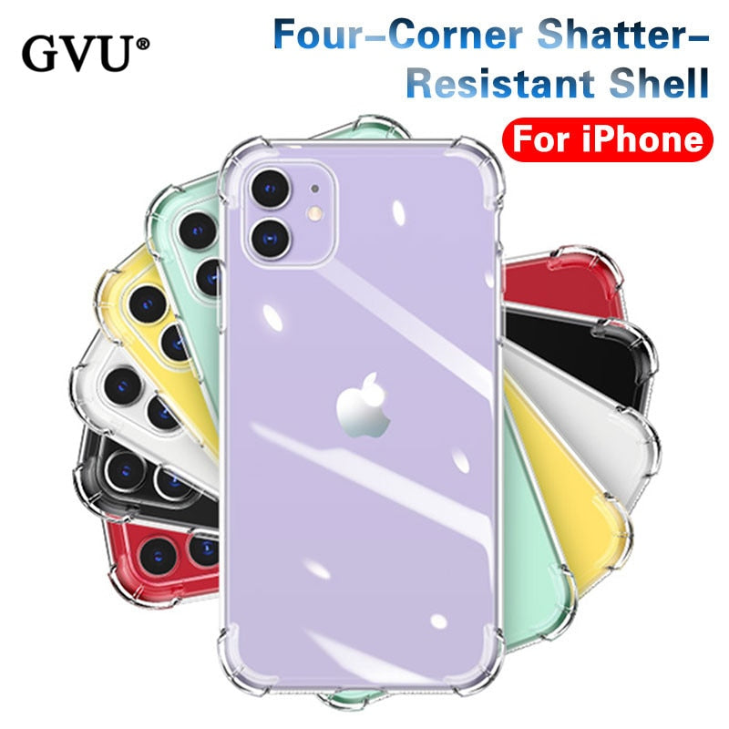 Shockproof Silicone Cover Case For iPhone X and iPhone 11 and more!