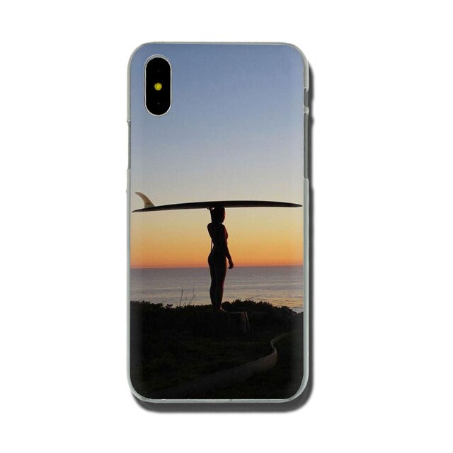 Summer Surfing Hard Cover Case For iPhone X and iPhone 11 and more!